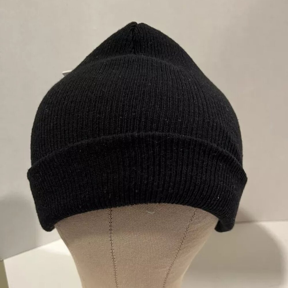 Plain Black Adult Beanie Stretch Fit, NEW with Tags, Escape Polar Extreme